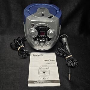 Memorex MKS2112 Portable CD + G Karaoke System with Microphone CD Player